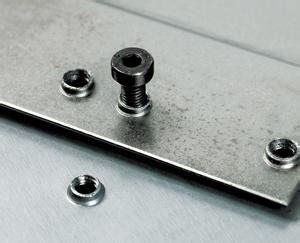 sheet metal extruded tapped holes|thread tapping system.